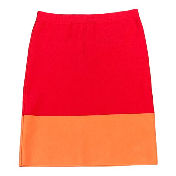 BCBG MaxAzria sz Small Color Block Stretch Knit Mini Skirt Womens - Picture 1 of 5